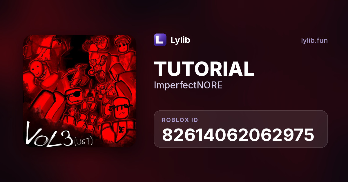ImperfectNORE — TUTORIAL — код музыки Roblox | Lylib